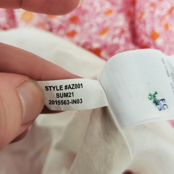 J Crew Womens Floral Tiered Midi Dress Size 4 Pink Sleeveless A Line Pockets - Picture 7 of 13